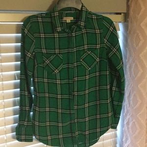 Ladies plaid shirt